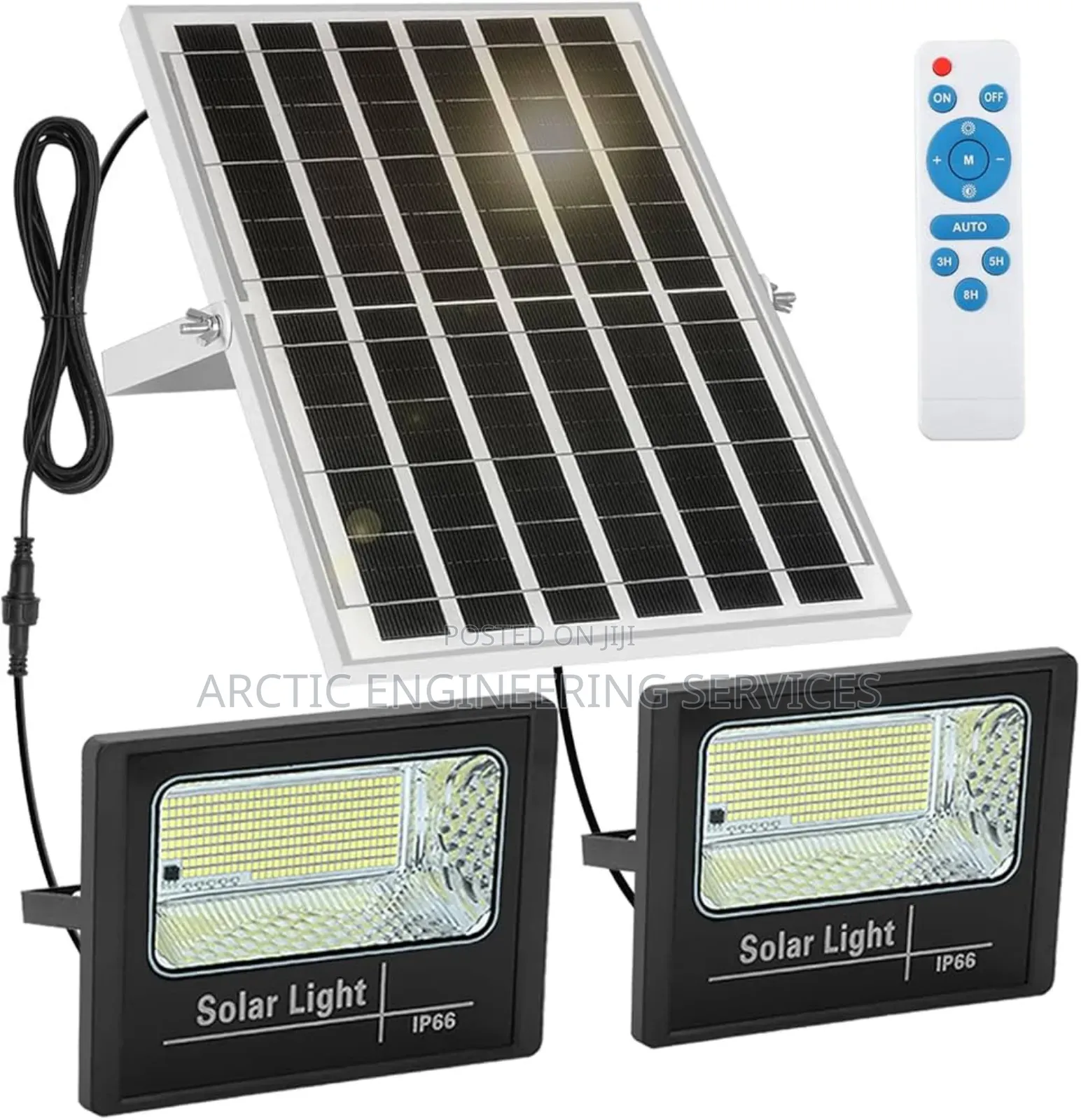 2 In 1 Solar Flood Lights 600w