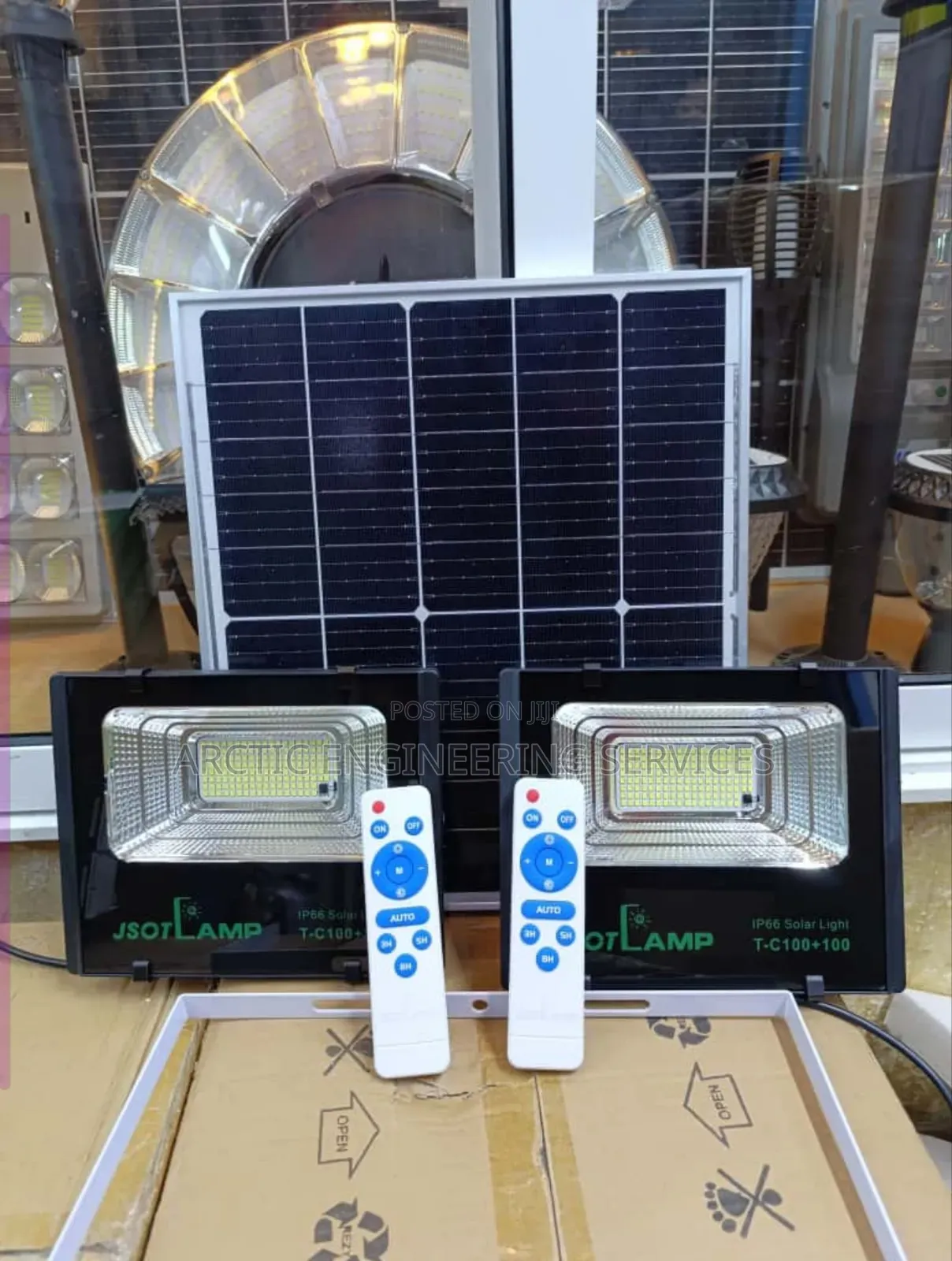 2 In 1 Solar Flood Lights 600w