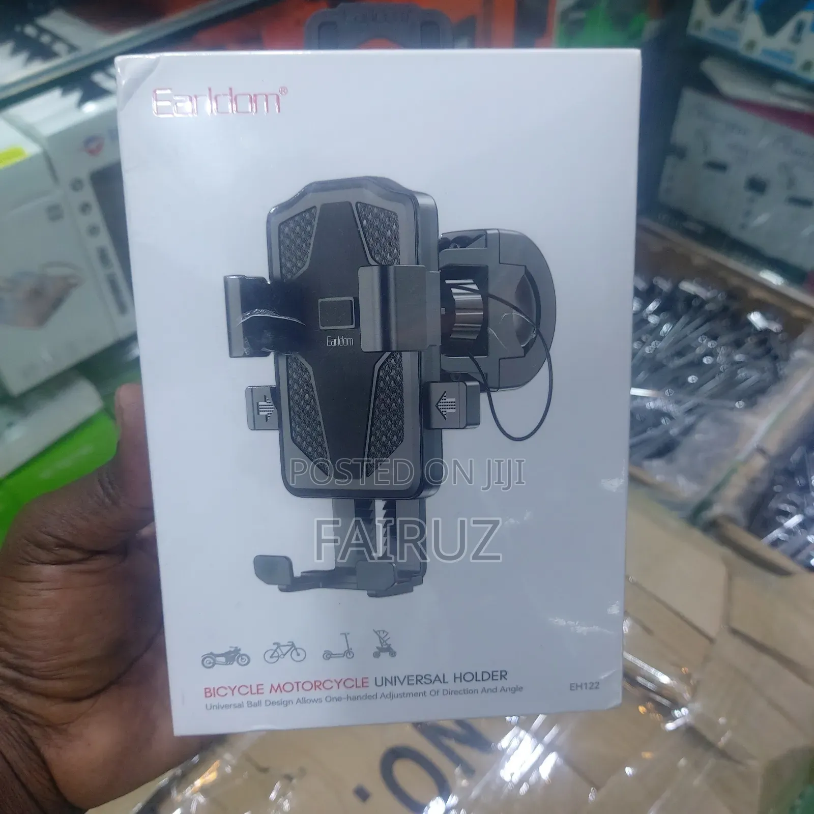 Earldo Universal Bicycle and Motorcycle Phone Holder