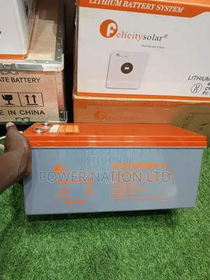 200ah Felicity Gel Battery White and Orange Box