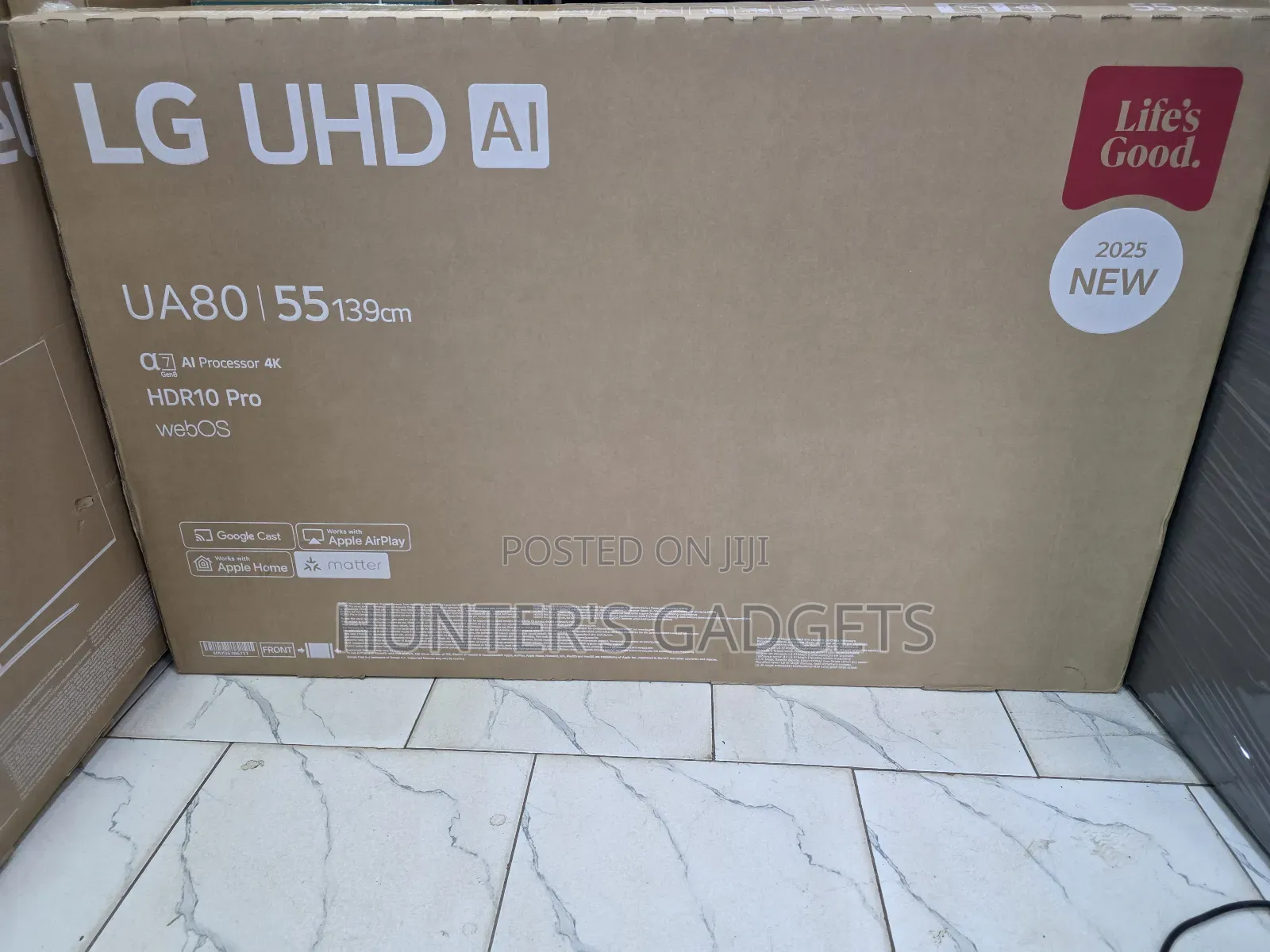 Lg 55-Inch Ua80 New Model Smart Uhd 2025 Model Webos