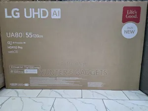 Lg 55-Inch Ua80 New Model Smart Uhd 2025 Model Webos