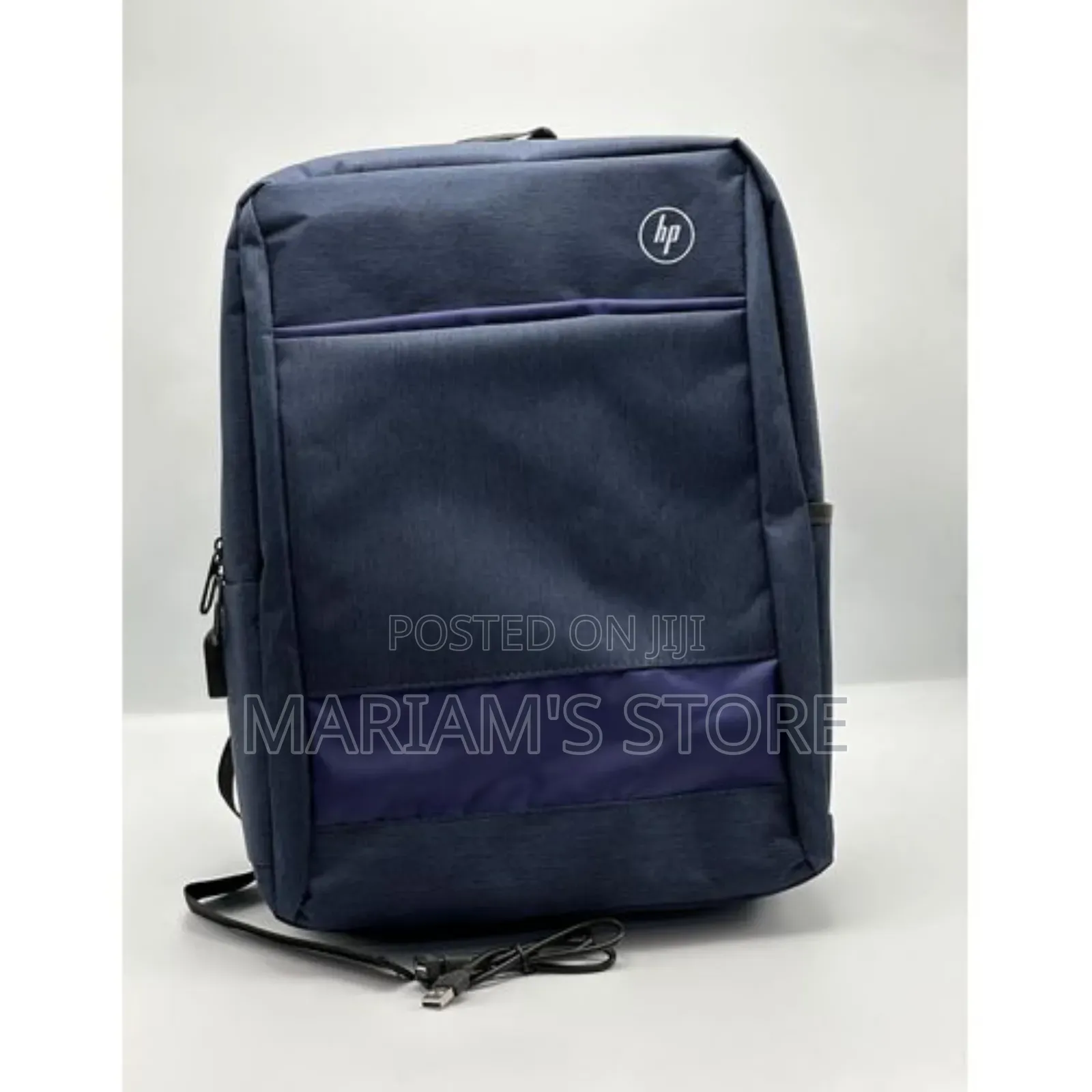 Hp Backpack Usb Charging Laptop Business Travel Bag -Black/Blue