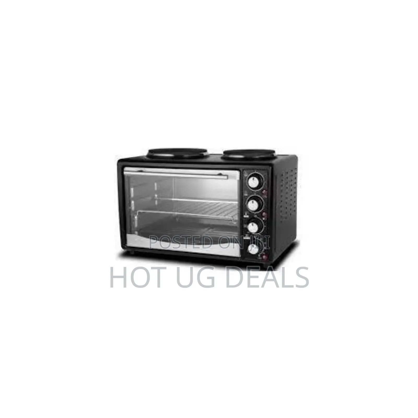 45l / 45 Liters Electric Baking Oven With 2 Hot Plates Hoffmans
