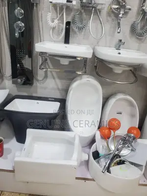 Basin With Towel Rings