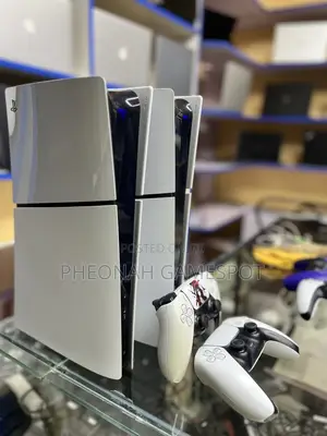 Ps5 Slim Latest Model, Clean System, 2 Pads, 3 Games