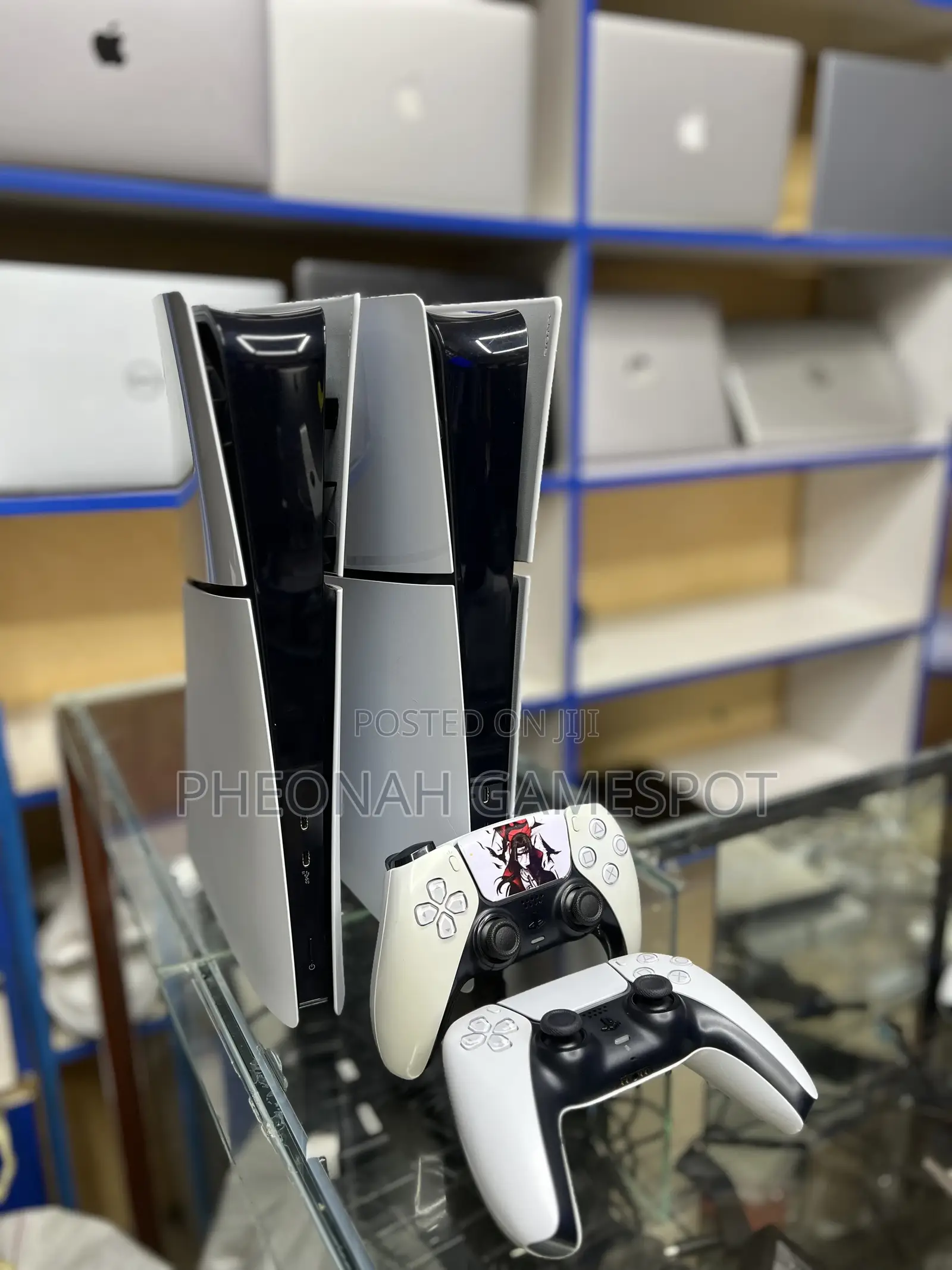 Ps5 Slim New Arrival, Sharp Console, 2 Pads, 4 Games