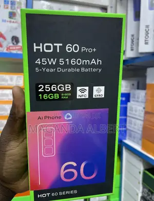 New Infinix Hot 60 Pro+ 128 GB Black
