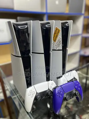 Ps5 Slim Advanced Clean Console, 2 Pads, 4 Games