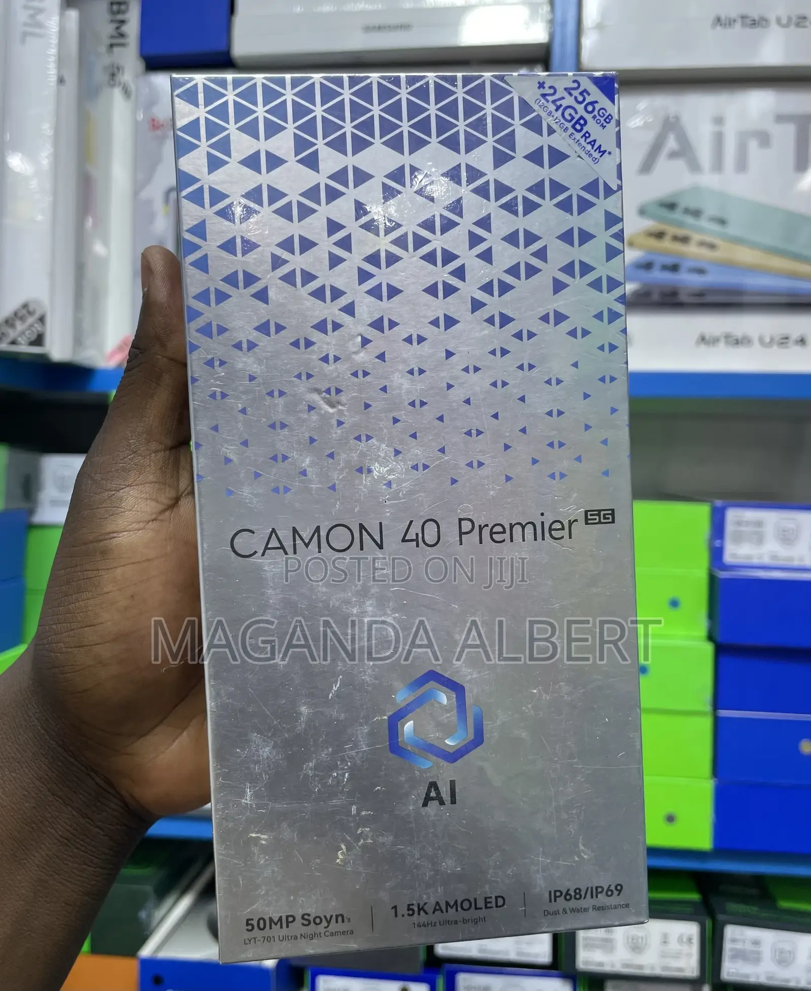 New Tecno Camon 40 Premier 256 GB Black