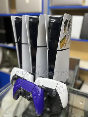 Ps5 Slim New Sealed Package, 2 Pads, 4 Games