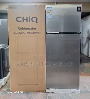 Chiq 520litres Double Door Fridge