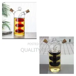 Grape Motif Oil and Vinegar Cruet Dispenser Bottle