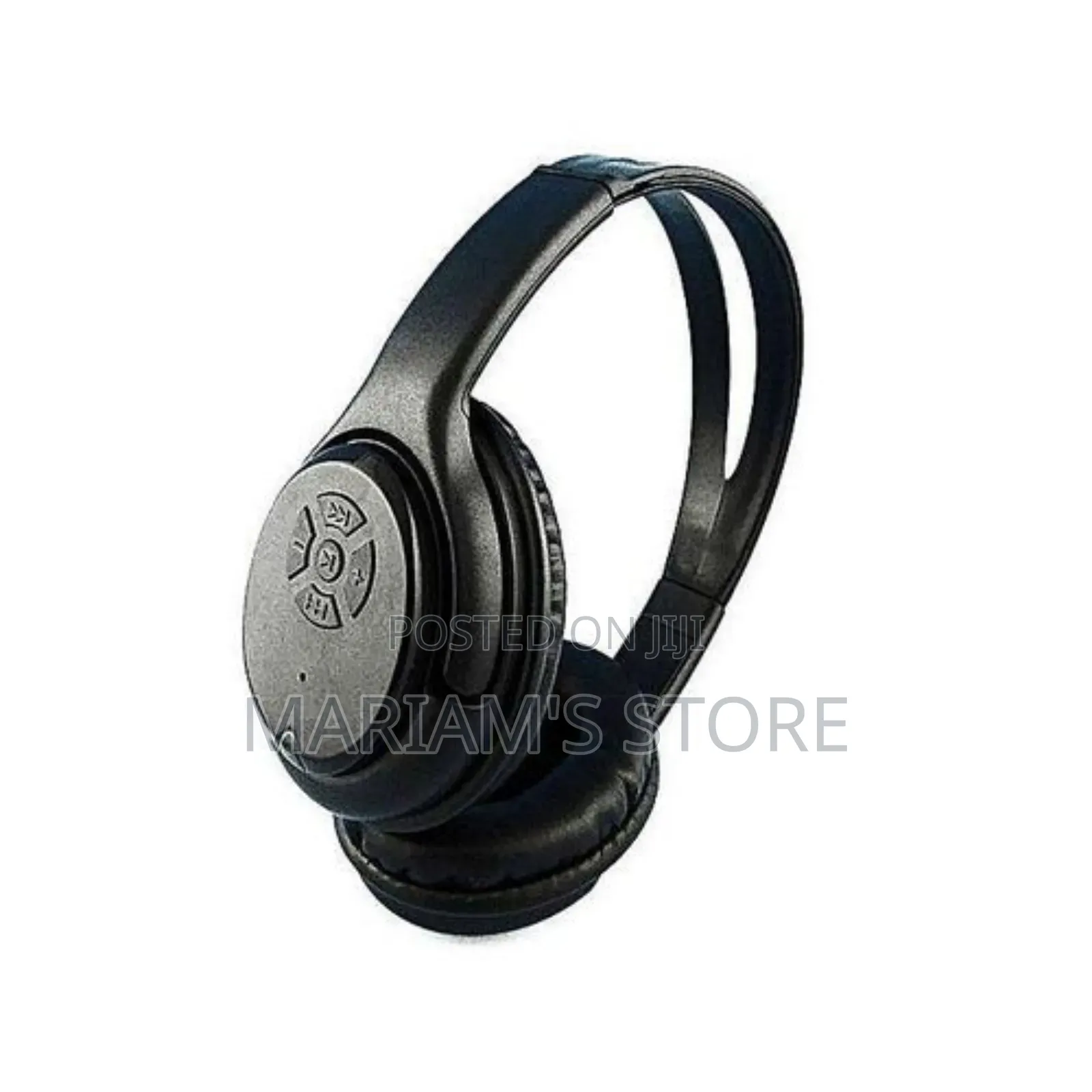 Bat Bass Music Headphones - Memory Slot, Fm Radio - Black