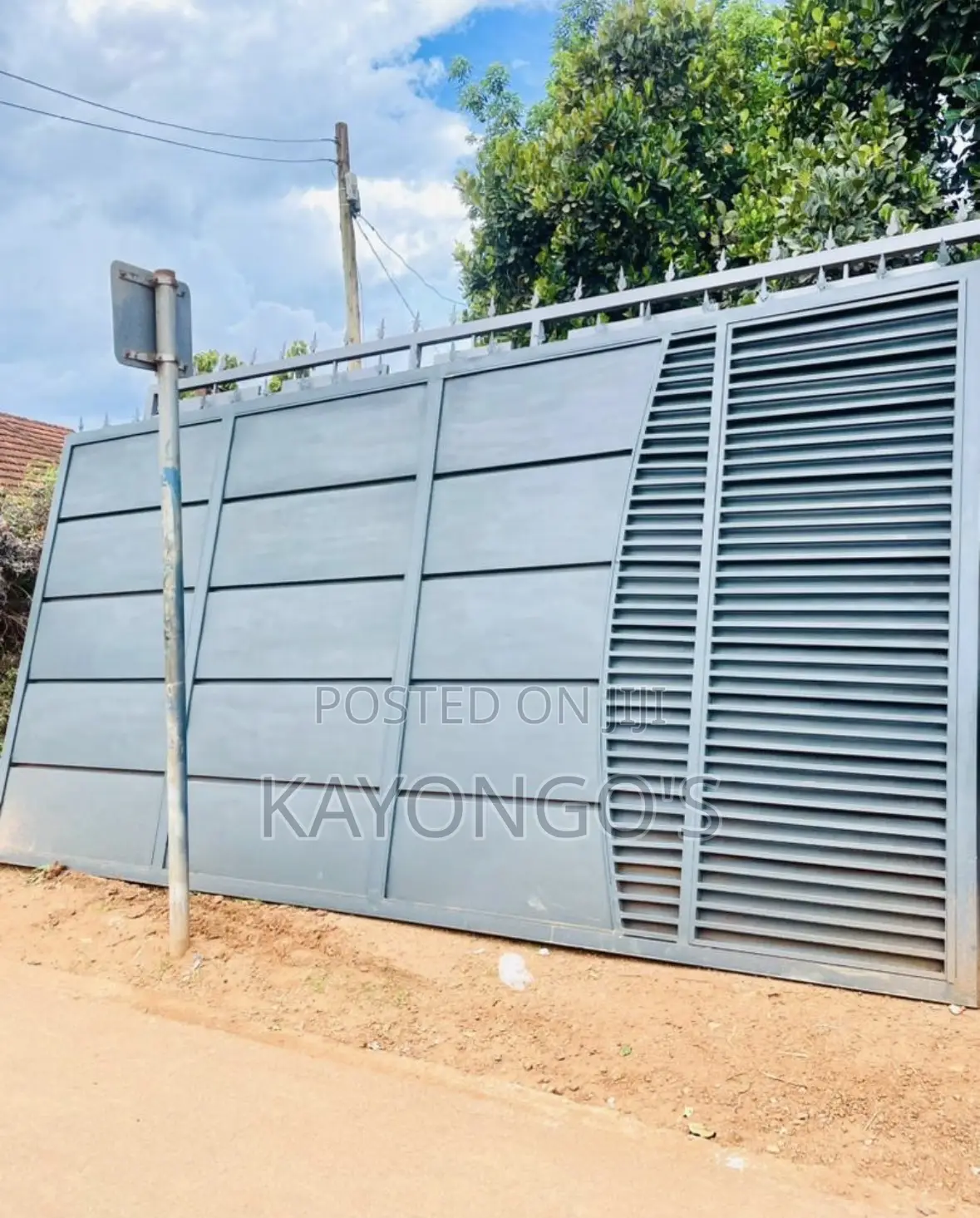 Steal Solid Sliding Gate