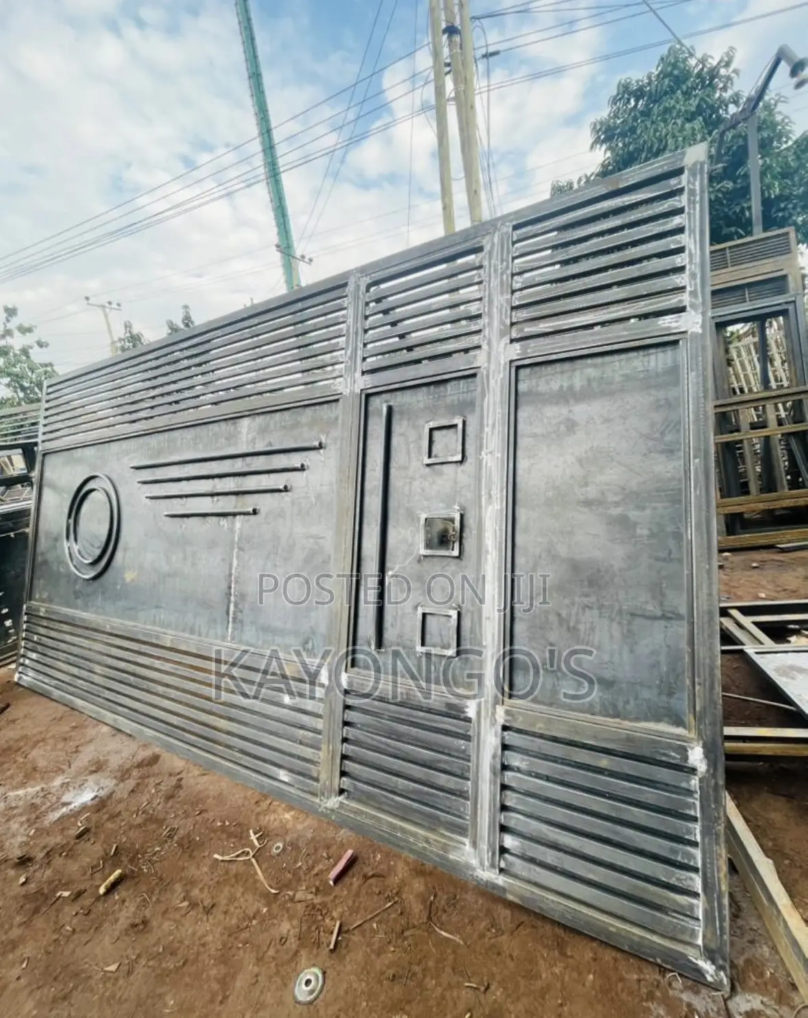 Steal Solid Sliding Gate