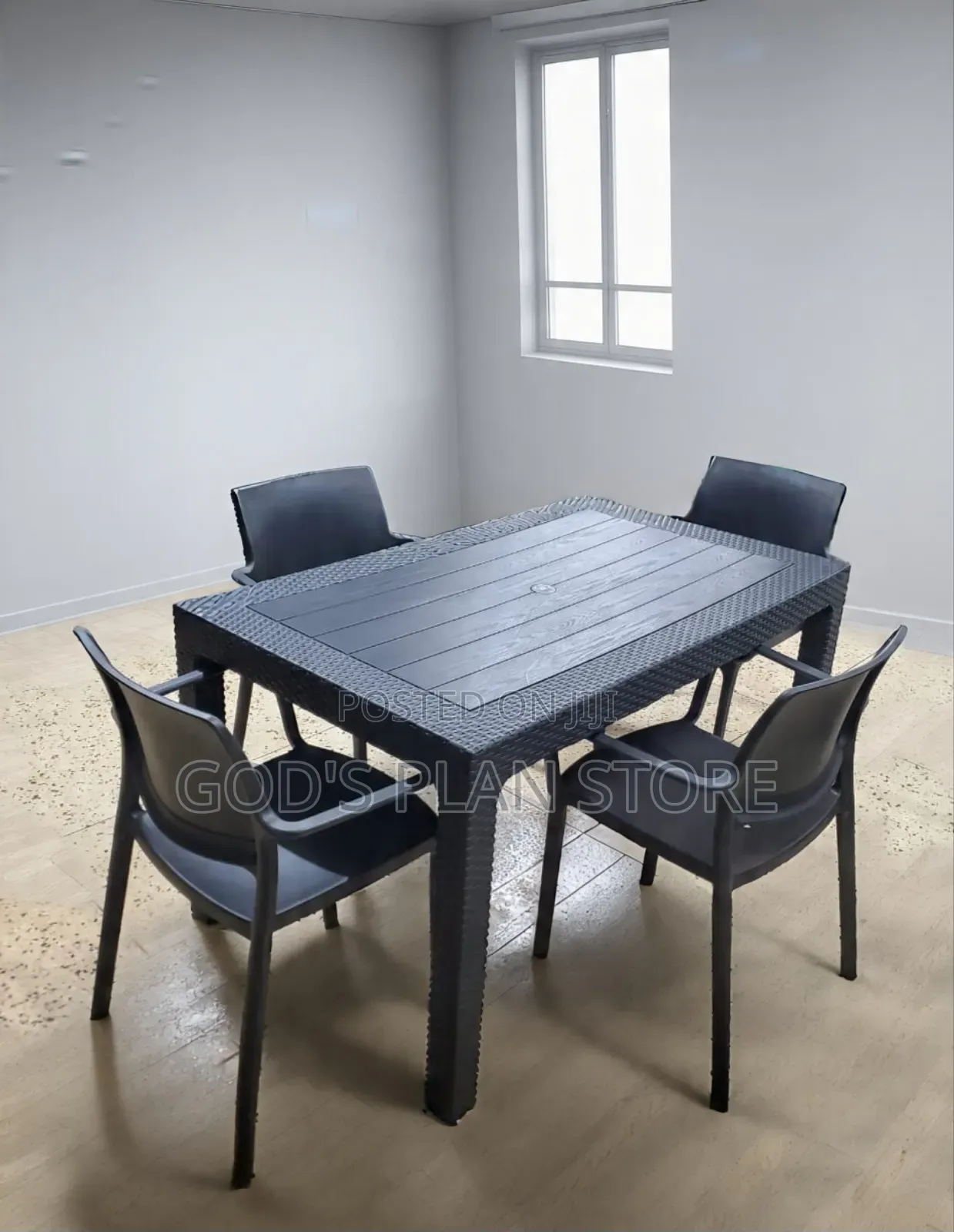 Originally Plastic Table and Chairs Originally Plastic Table and Chair