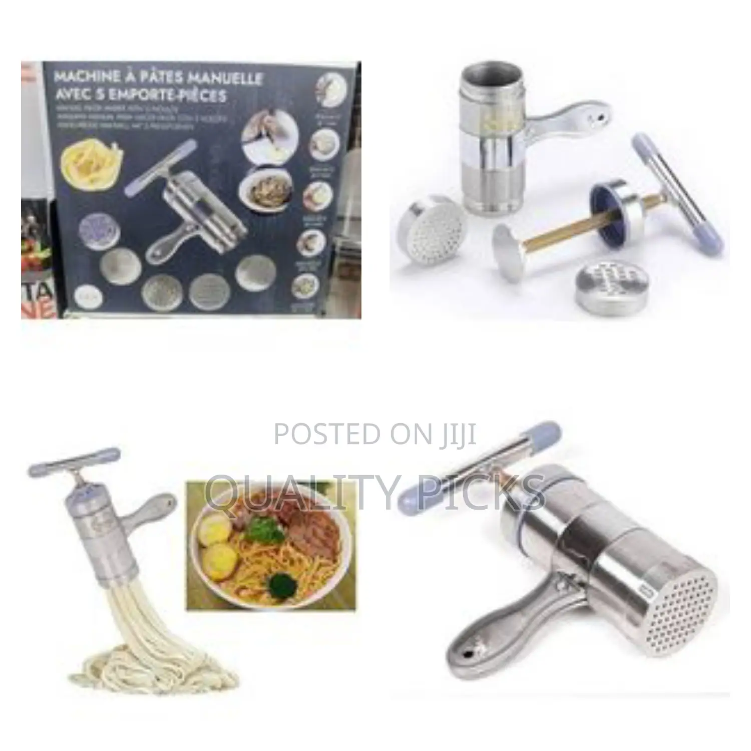 Stainless Steel Manual Pasta Maker Machine