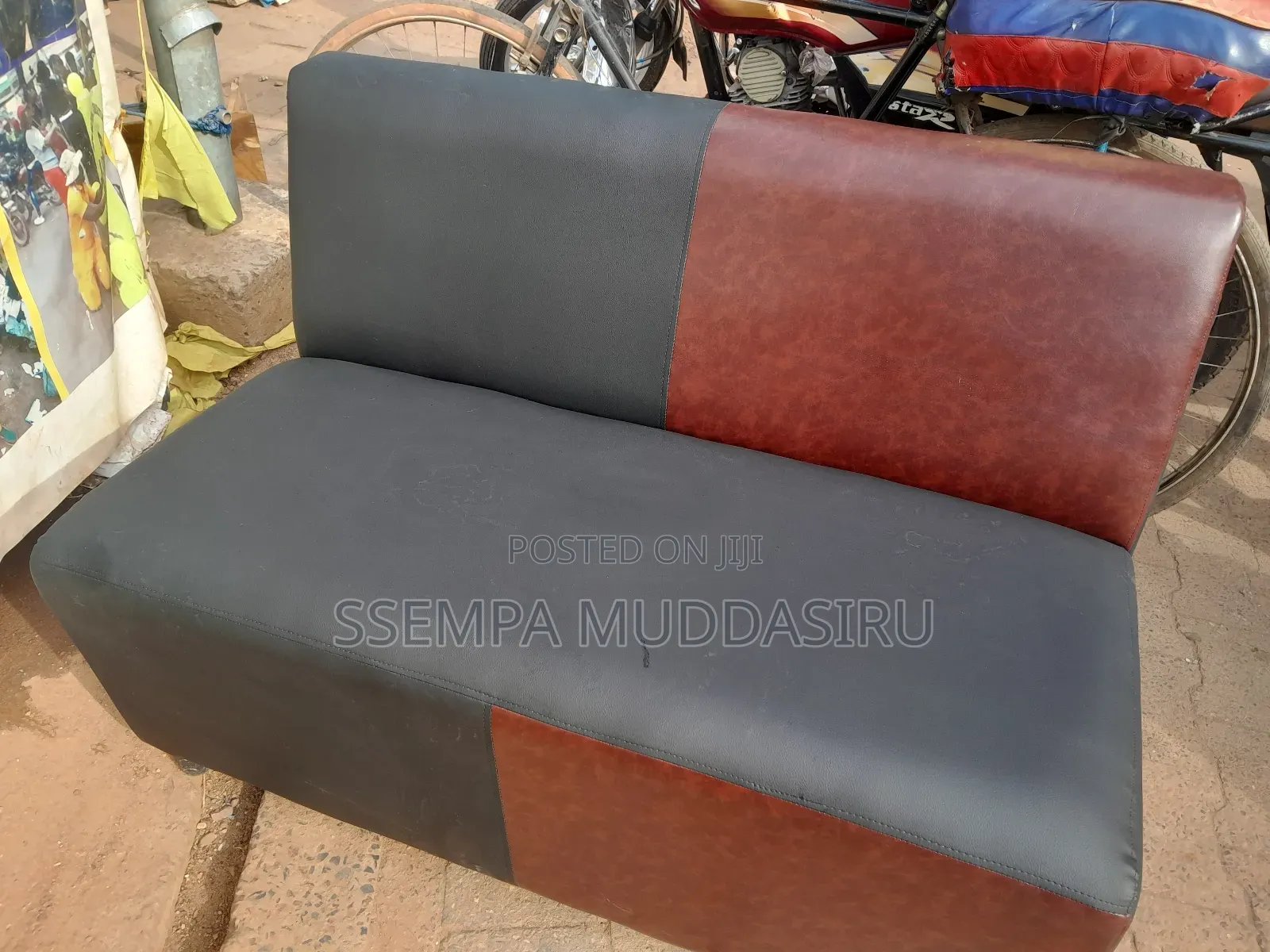 Modern Salon Waiting Chair 3 Seater
