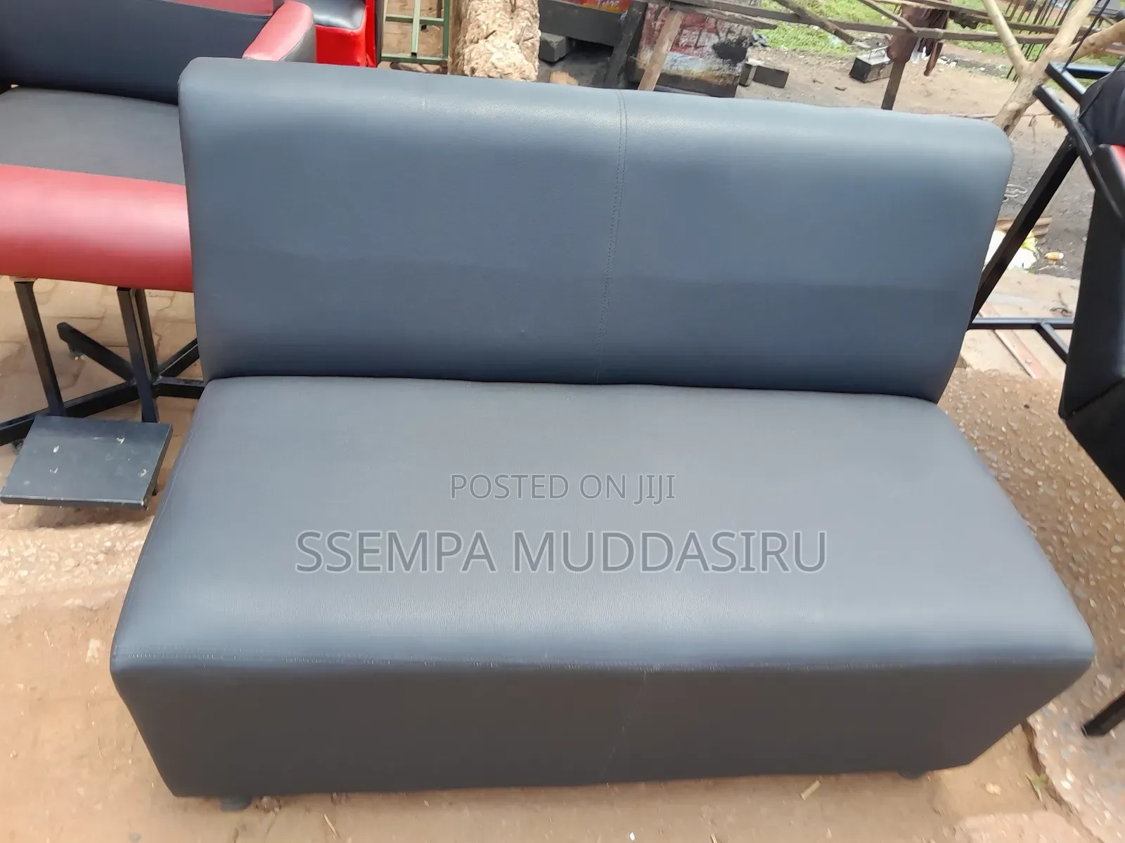 Modern Salon Waiting Chair 3 Seater