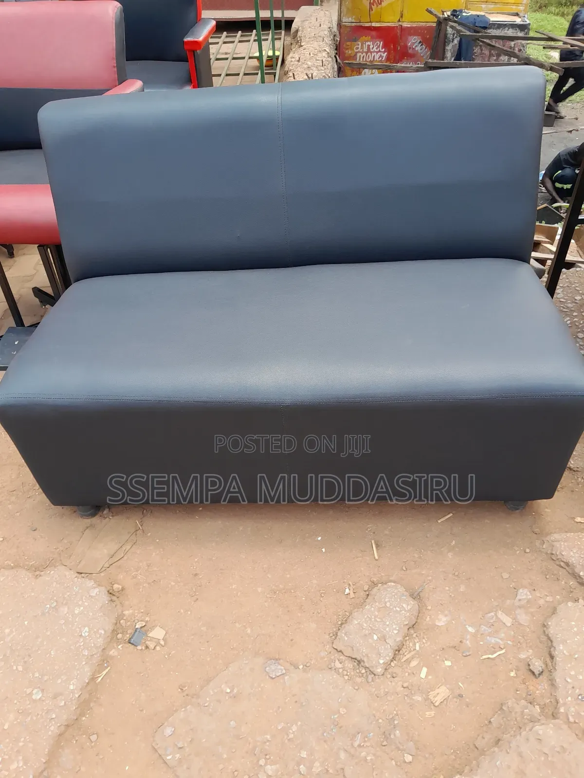 Modern Salon Waiting Chair 3 Seater