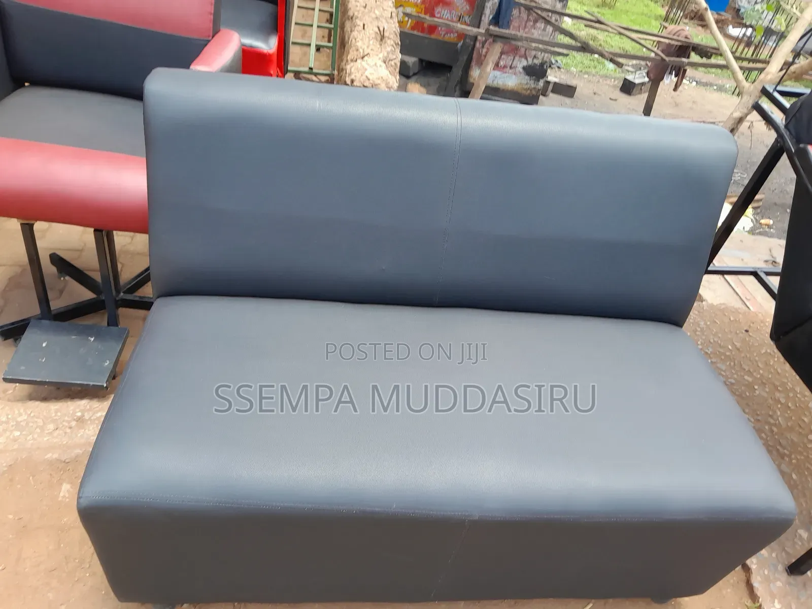 Modern Salon Waiting Chair 3 Seater