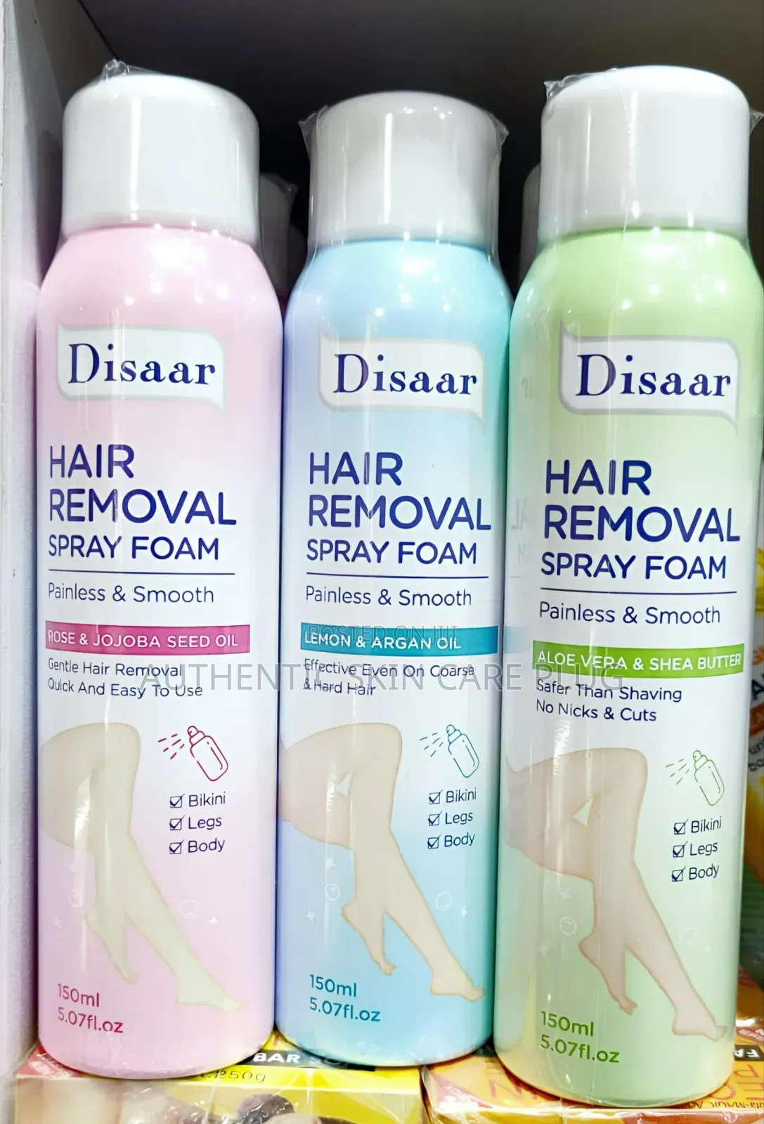 Ery Disaar Hair Removal Spray Foam – Aloe Vera Shea Butter