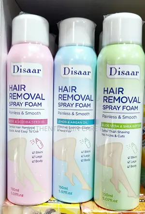 Ery Disaar Hair Removal Spray Foam – Aloe Vera Shea Butter