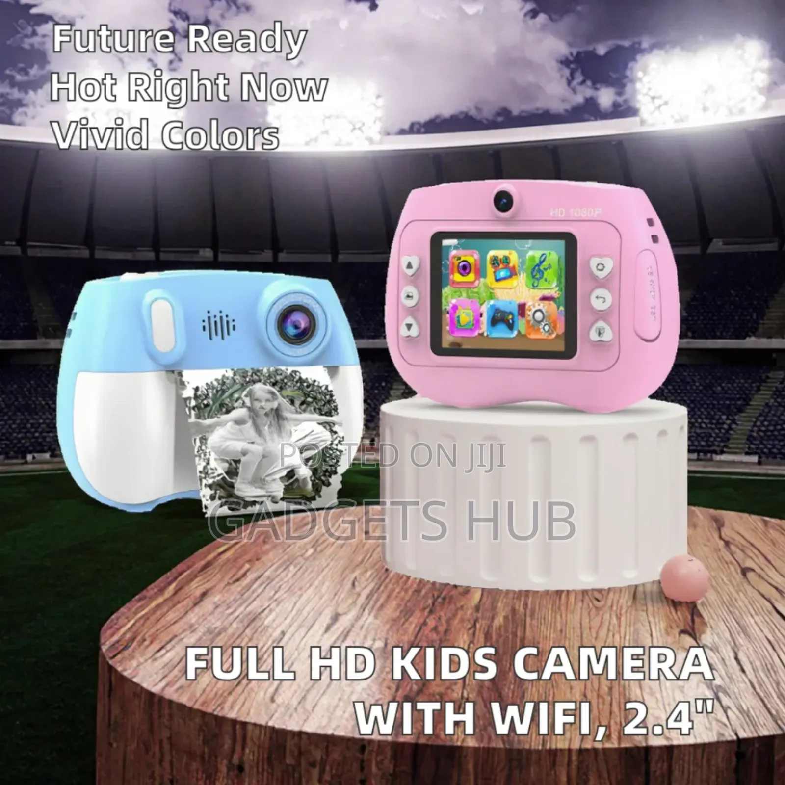 Children's Digital Video Camera With Wifi 2.4" Screen 166 Wide Angle