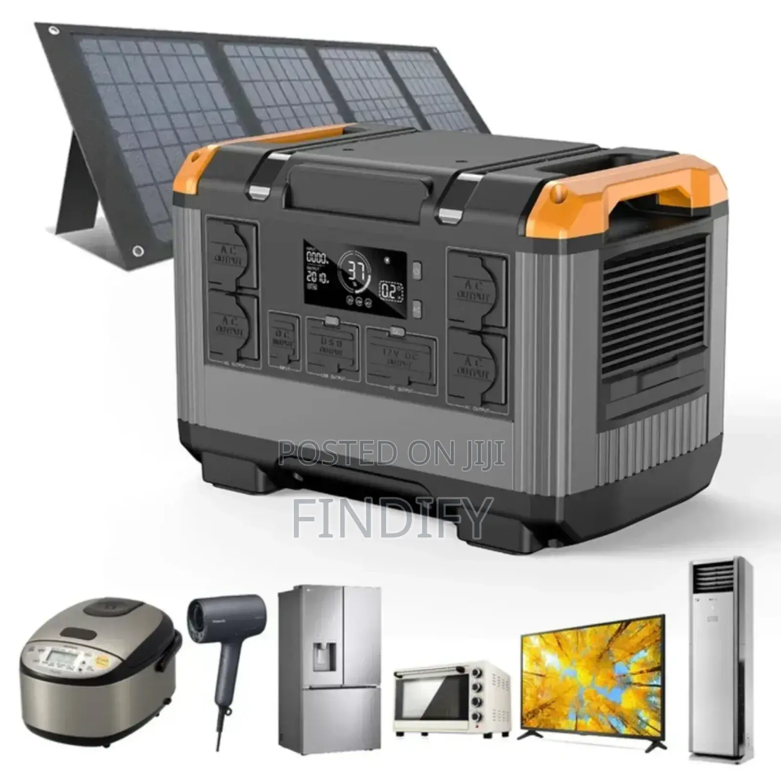 Solar Generator Set 2400w Powerstation 230v