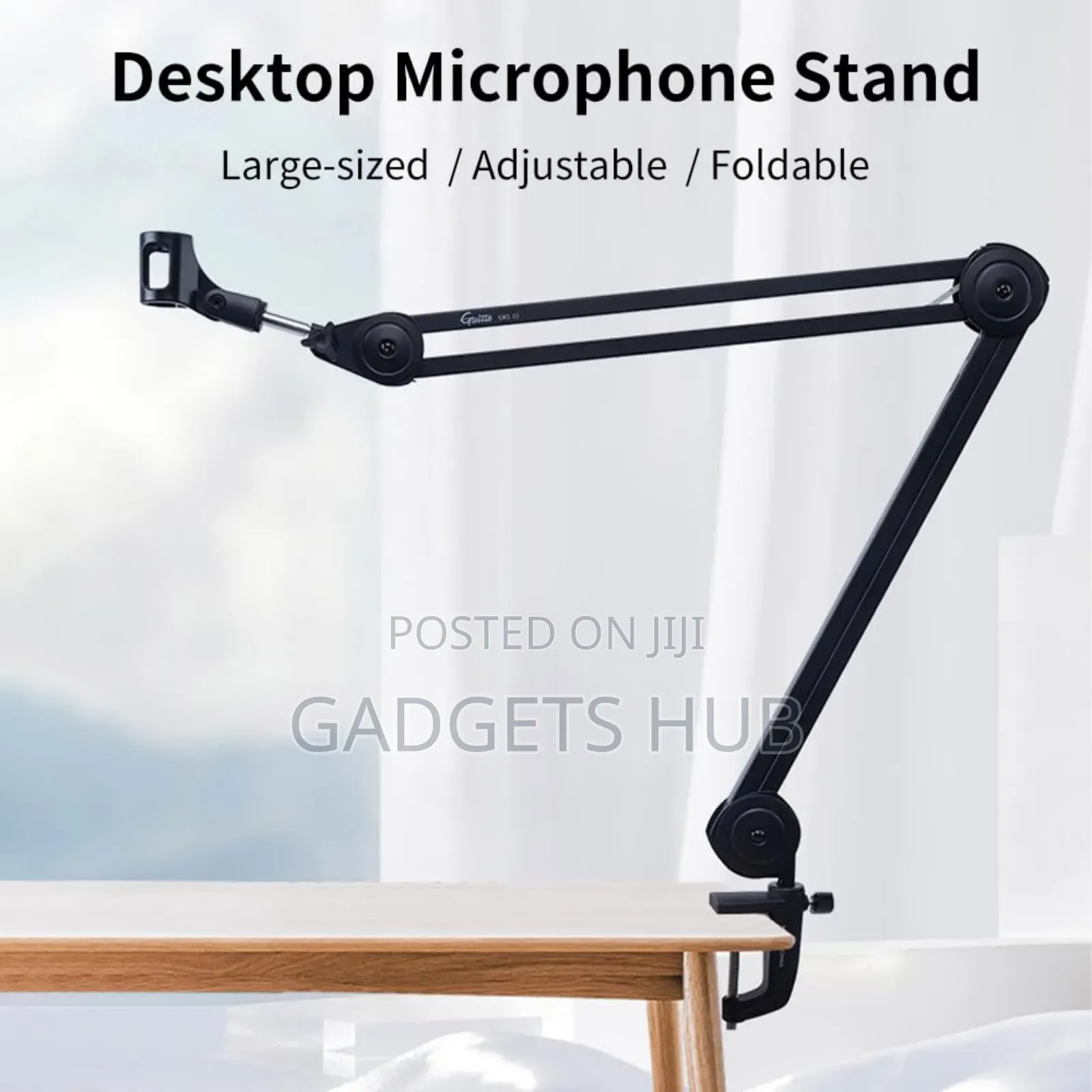 Professional Microphone Boom Arm Stand Desktop Mount