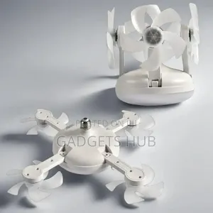 Led Ceiling Fan Light 3 Colors 5 Blades With Remote Control