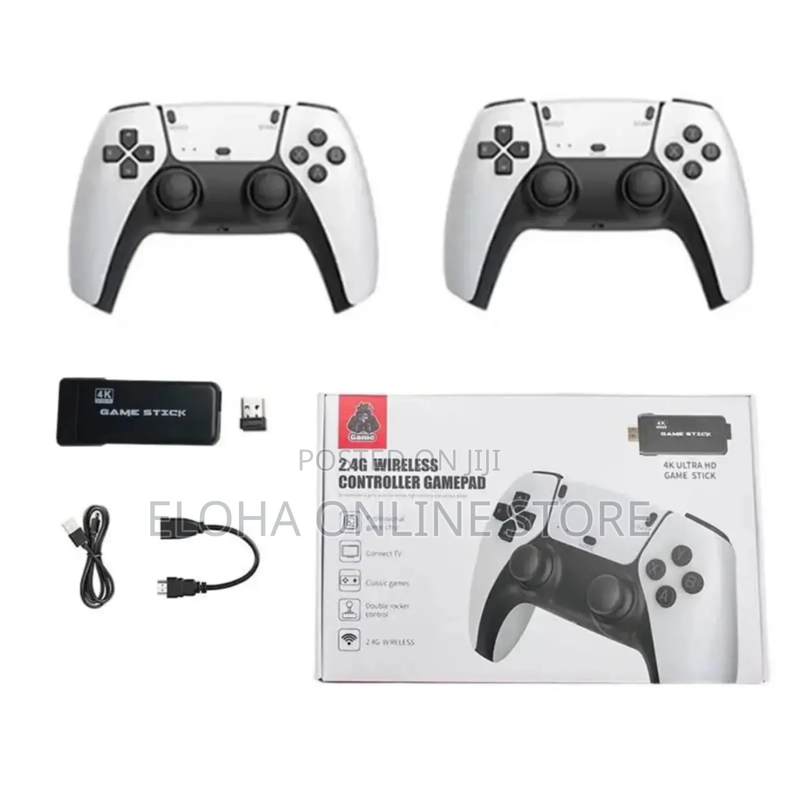  Ultra Hd Game Stick Featuring 2.4g Wireless Controllers