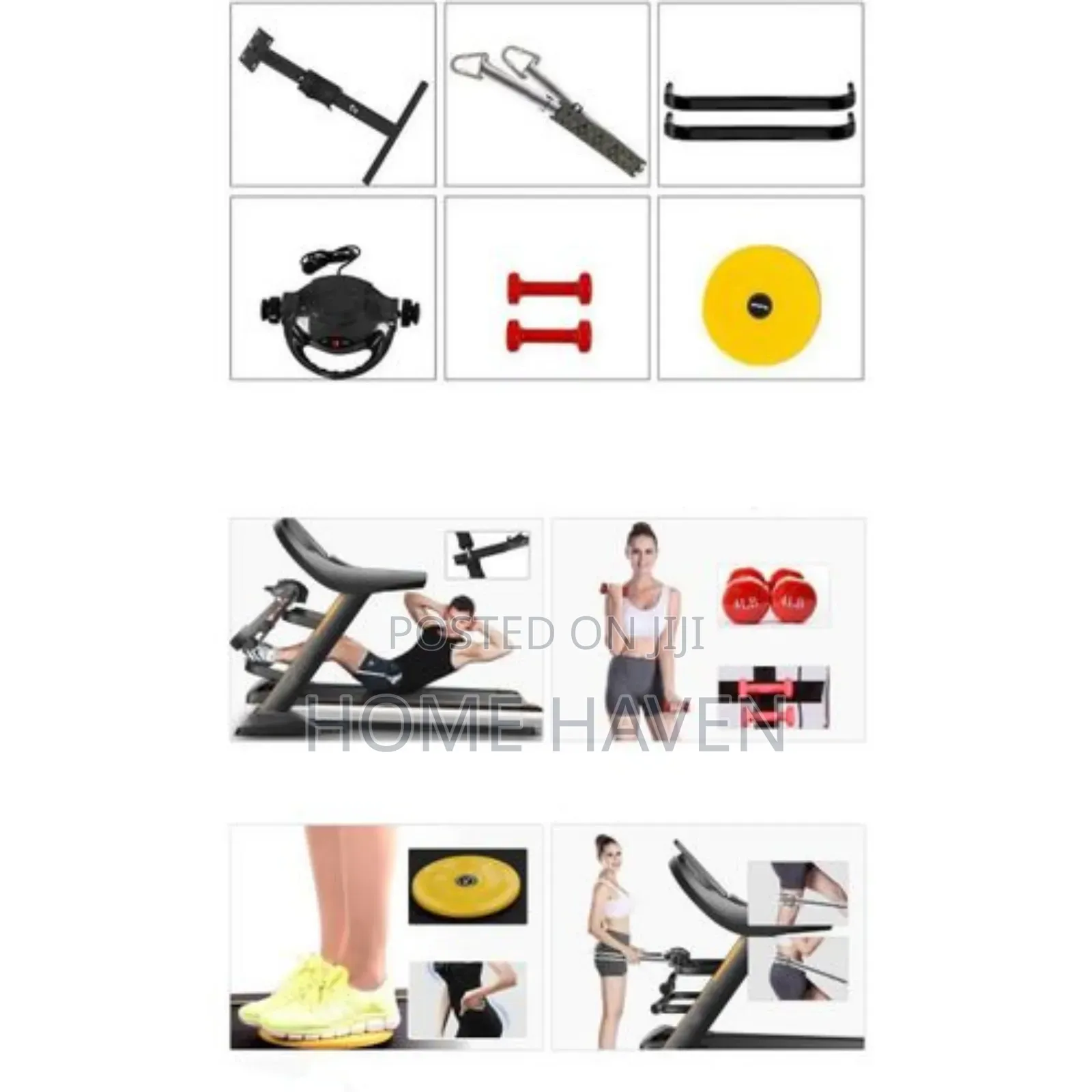 Intertrack Multifunctional Treadmill With Anti Slip Shock Treadmill