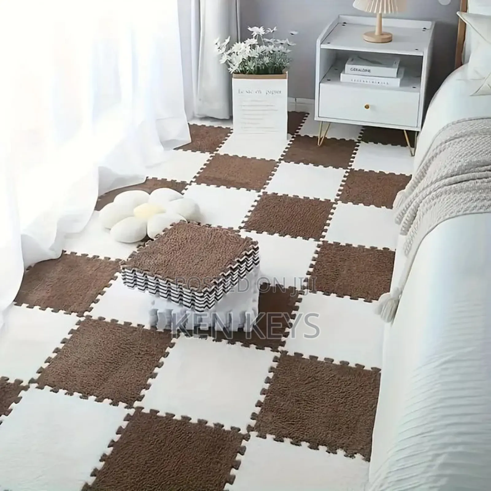 Puzzle Carpets 10-Pieces 30 by 30cm