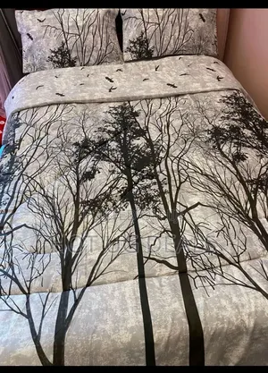 4pcs 5x6 Duvet With Bedsheet 2 Pillowcases- Multi Prints Vary