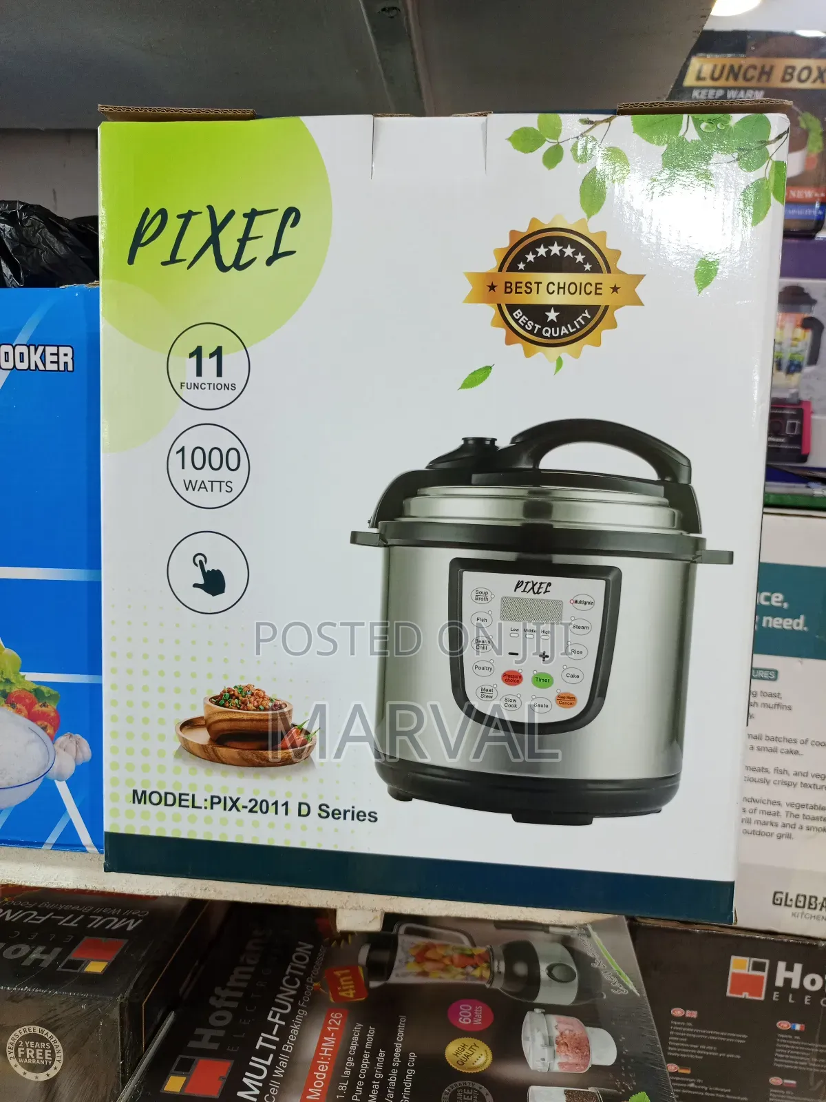 Pixel Brand Digital Electric Pressure Cooker, Model Pix-2011.