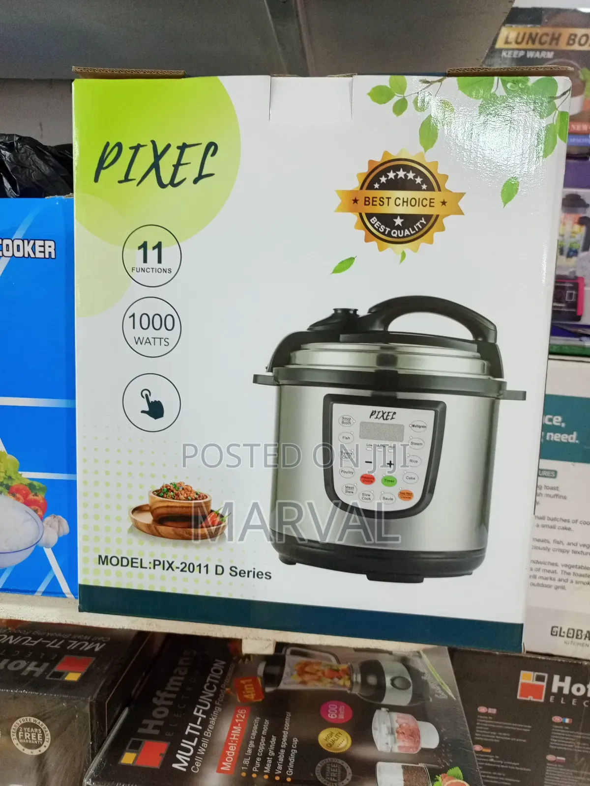 Pixel Brand Digital Electric Pressure Cooker, Model Pix-2011.