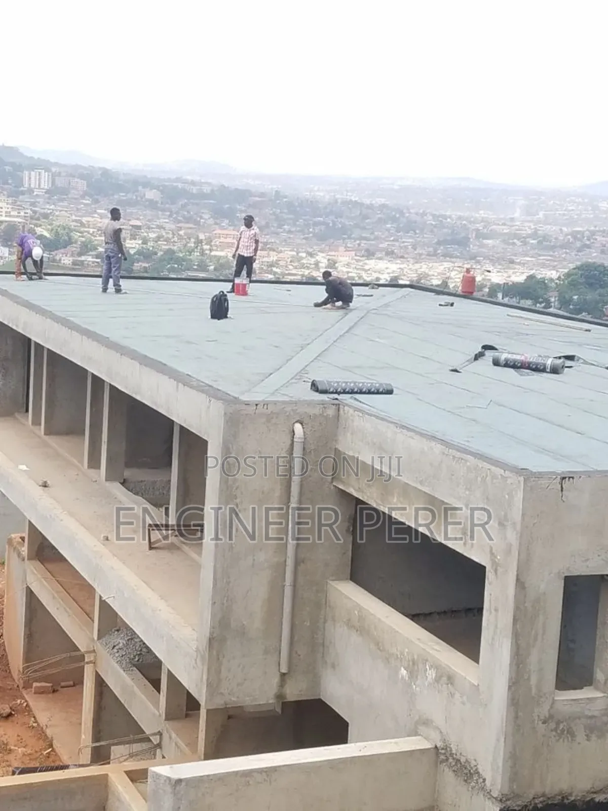 Solid Slab Concrete and Steel Construction.