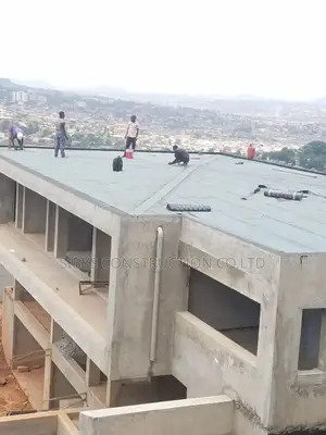Solid Slab Concrete and Steel Construction.