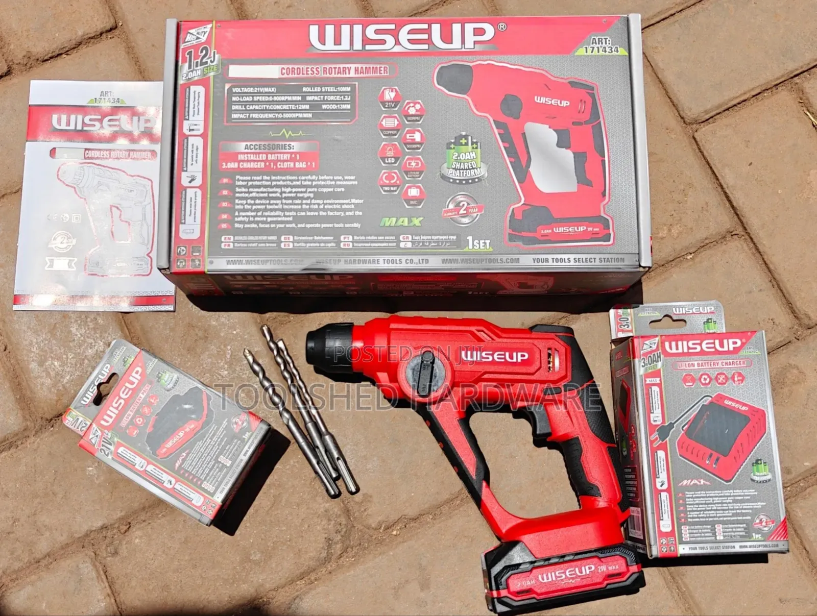 Cordless Rotary Hammer 21v Wiseup
