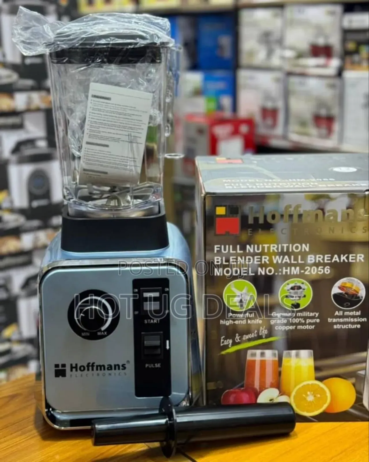 2l Hoffmans Commercial Blender Heavy Duty Hm-2056 -  Multcolour