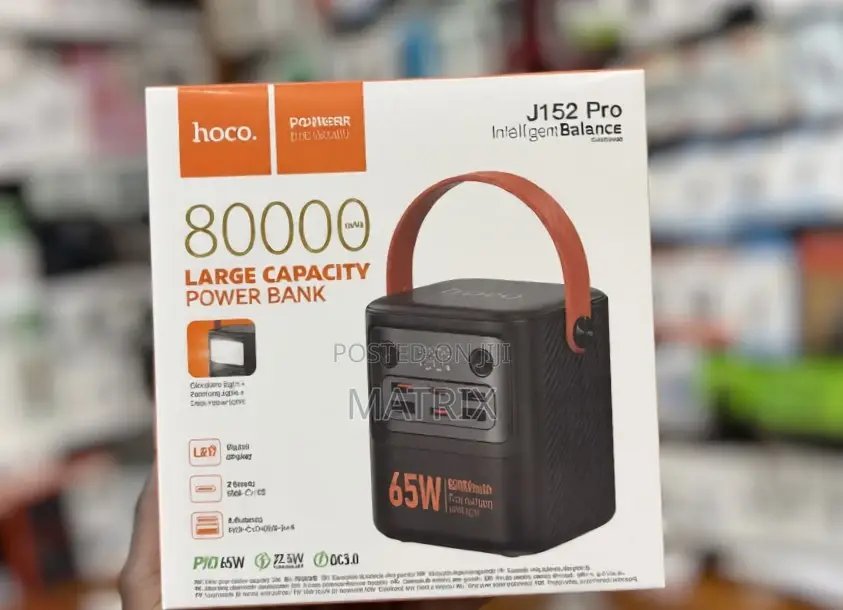 Hoco Pro Power Bank 80000mah 65w Fast Charging