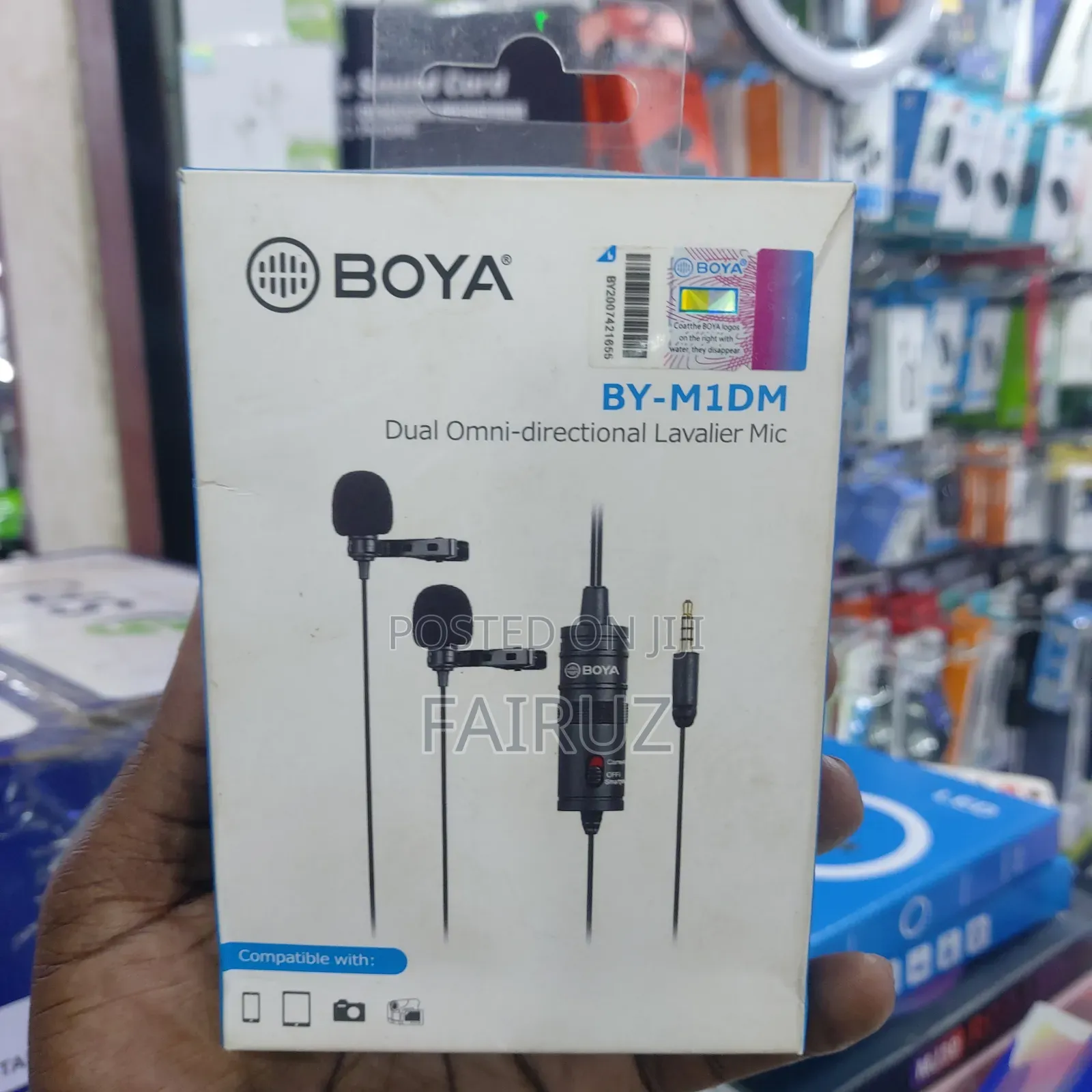 Boya-M1dm Dual Omni Directional Lavalier Mic