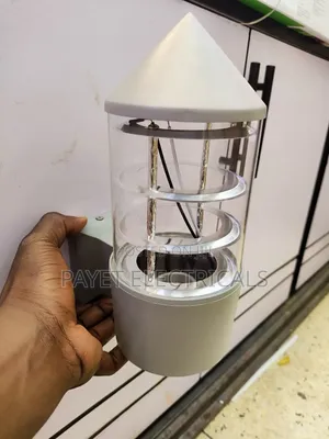 Grey Outdoor Wall Lamp Holder