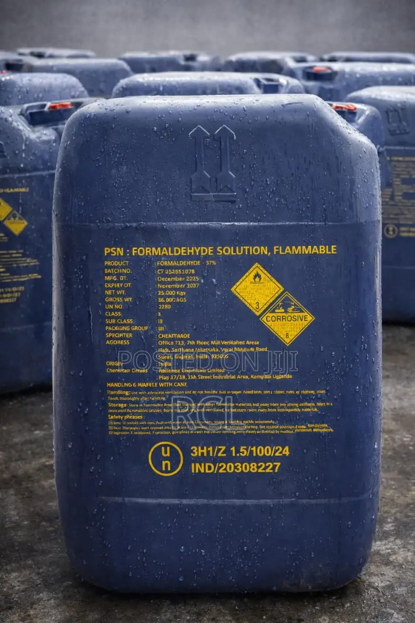 Formaline 37% (Formaldehyde) 35kg Jerrycan (Preservative)