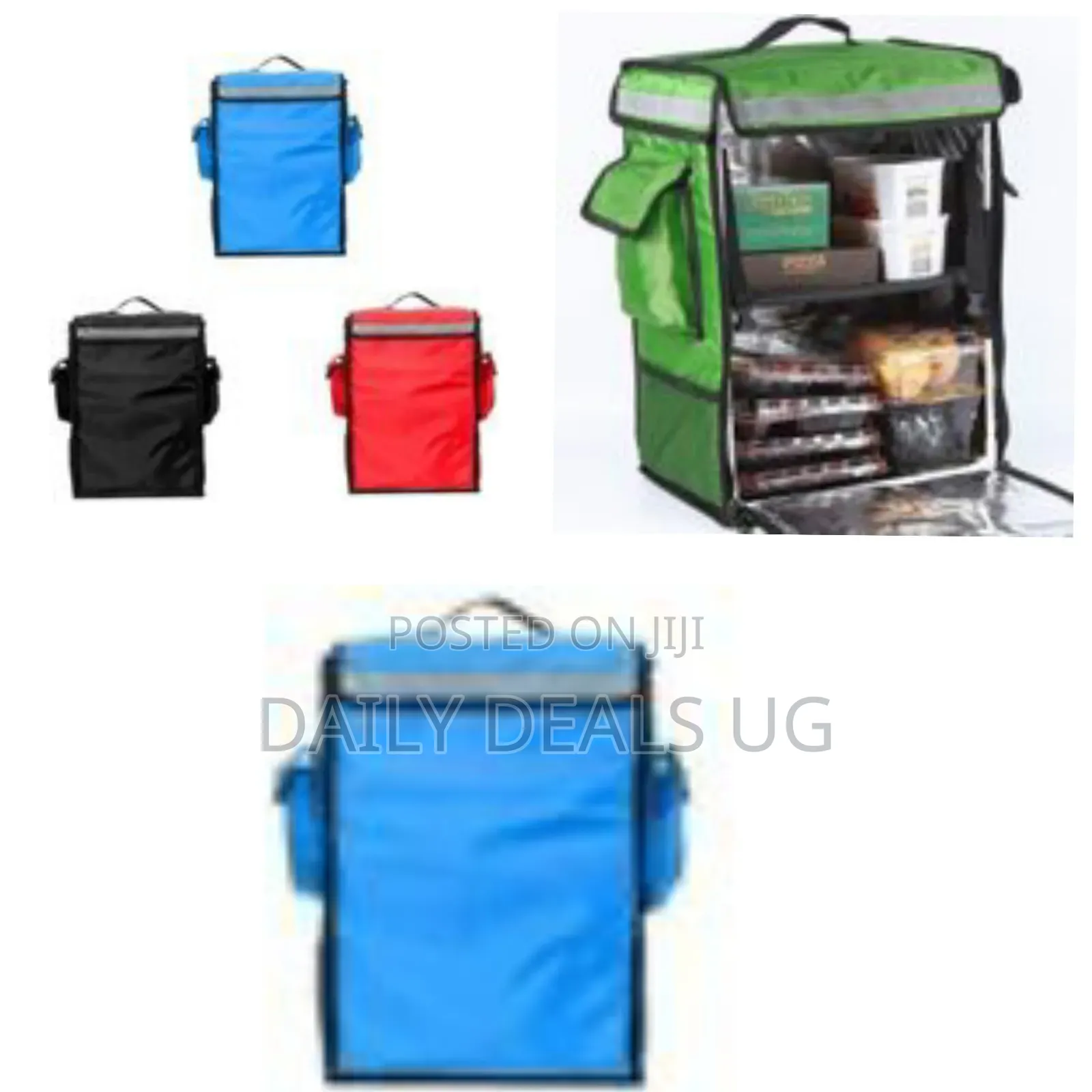 Professional Insulated Food Delivery Backpack With Reflective Safety