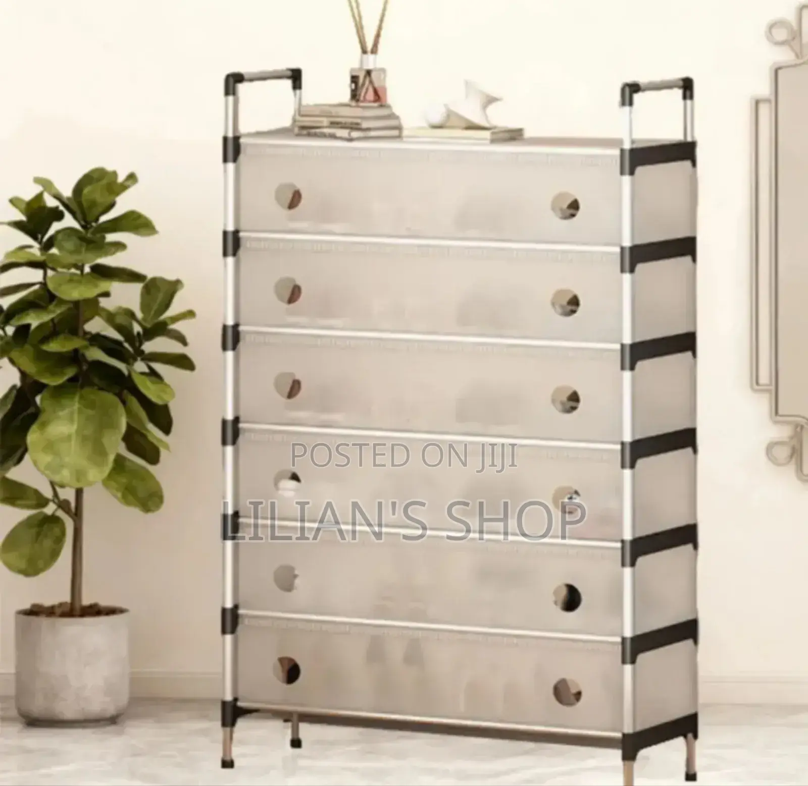 Stackable, Multi-layer Shoe Storage Cabinet