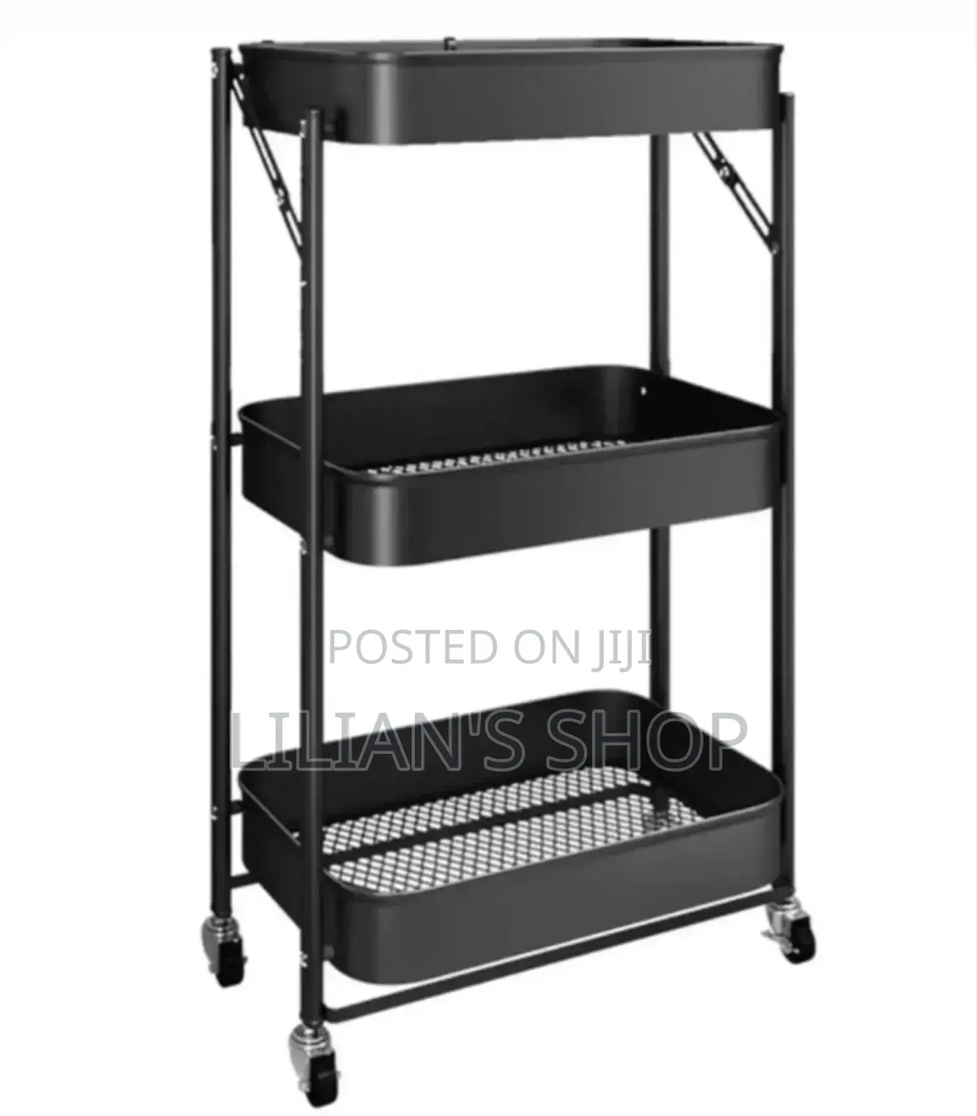 3-tier Rolling Utility Carts.