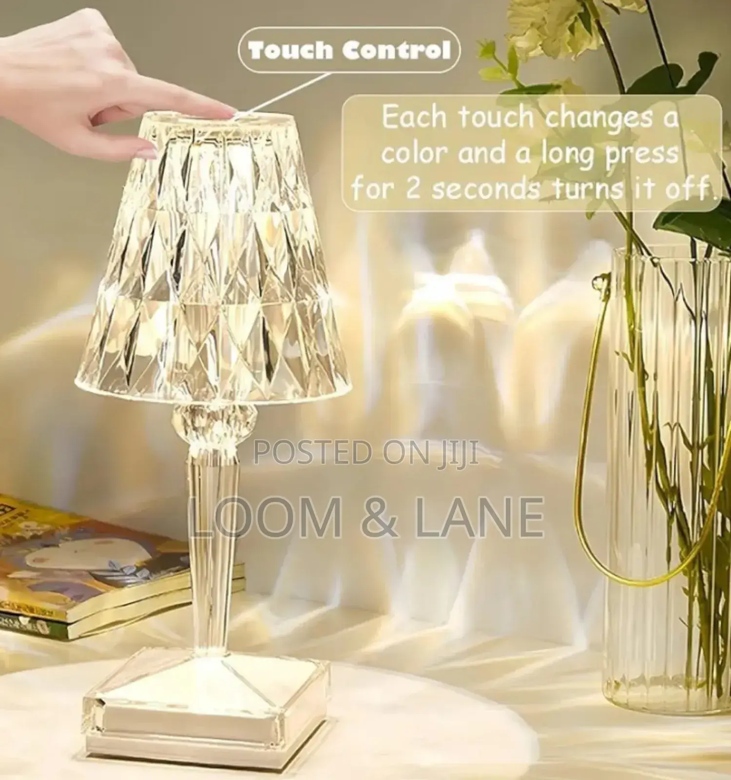 Solis Convene Cordless Crystal Lamp